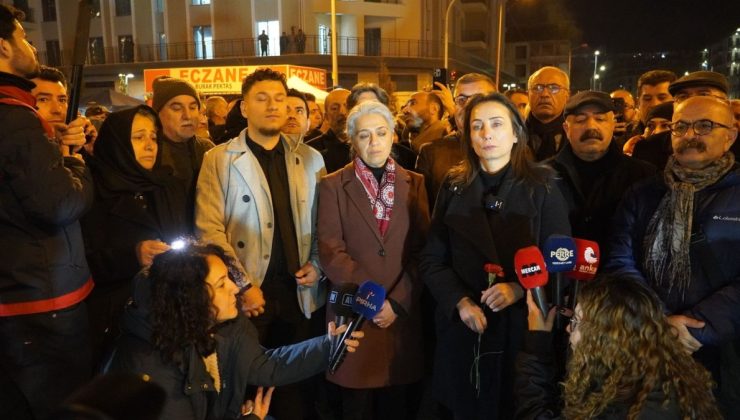 DEM Parti’li Tülay Hatimoğulları, 6 Şubat depremlerinin üçüncü yılında anma programına katıldı