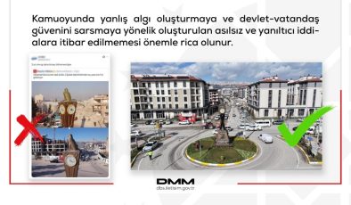 DMM’den Adıyaman’da saat kulesi çevresindeki inşaat iddialarına yalanlama