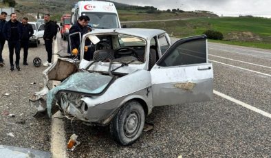 Otomobillerin karıştığı kazada 1 kişi yaralandı