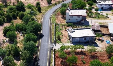 İl Özel İdaresi’nin Aşağı Nasırlı Köyü’ndeki sıcak asfalt çalışması tamamlandı