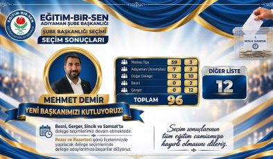 Eğitim-Bir-Sen Mehmet Demir’le Yola Devam Dedi