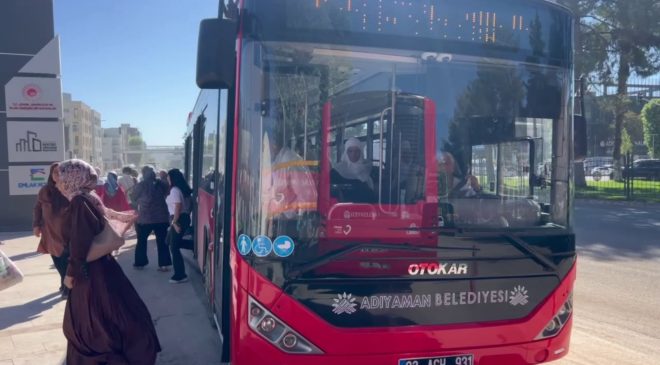 Adıyaman Belediyesi yaz döneminde 1 milyon 600 bin yolcuya ulaşım hizmeti sundu