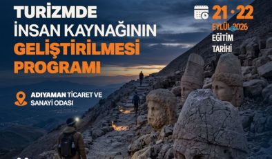 Adıyaman’da turizm işletmelerine yönelik eğitim programı düzenlenecek