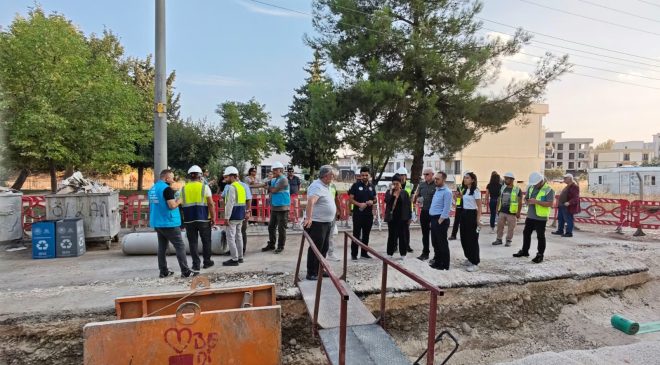 EBRD ve İller Bankası müşavirlerinden Adıyaman’ın altyapı yatırımlarına saha ziyareti