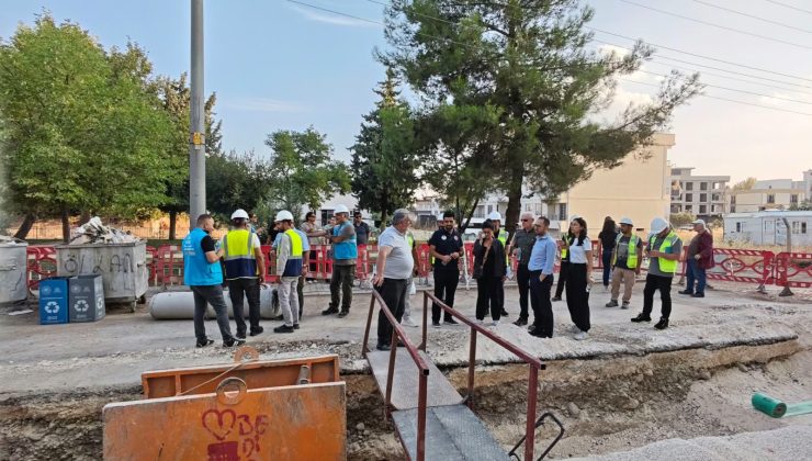 EBRD ve İller Bankası müşavirlerinden Adıyaman’ın altyapı yatırımlarına saha ziyareti