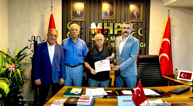 MHP Merkez İlçe Başkanlığından Mahallelerde Teşkilatlanma Atağı