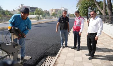 Mimar Sinan Mahallesi’nde altyapının ardından asfalt serimi başladı