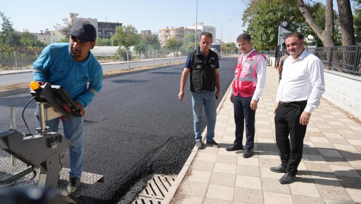 Mimar Sinan Mahallesi’nde altyapının ardından asfalt serimi başladı