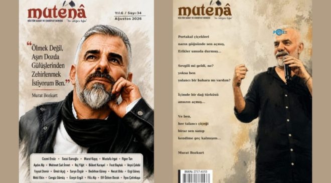 Mutenâ Dergisi’nin 34. sayısı Murat Bozkurt’a ithaf edildi