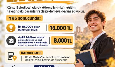 Şimdi Üniversite Zamanı! Kahta Belediyesi’nden Öğrencilere Eğitim Desteği