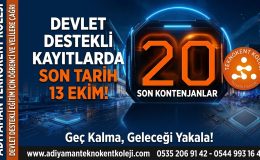Teknokent Koleji’nden öğrenci ve velilere çağrı: ‘Devlet destekli eğitim için 13 Ekim son gün’