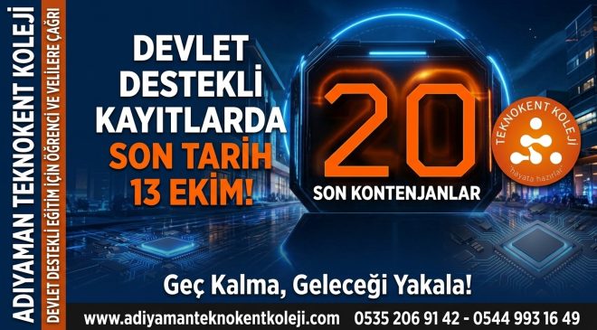 Teknokent Koleji’nden öğrenci ve velilere çağrı: ‘Devlet destekli eğitim için 13 Ekim son gün’