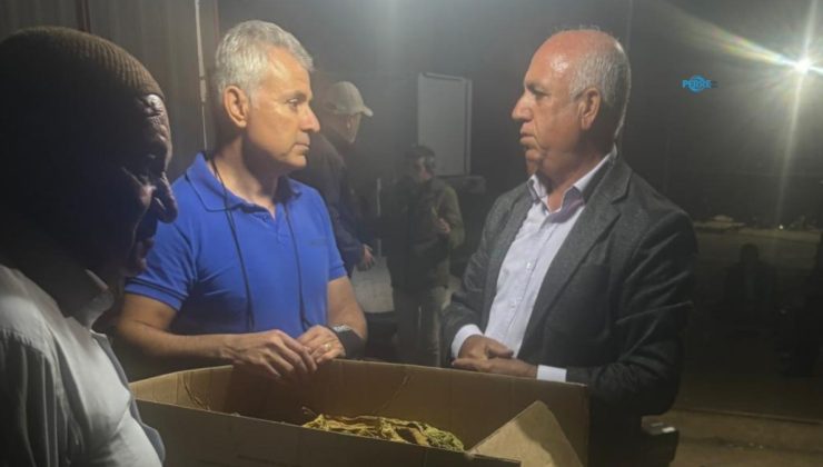 Yaşar Özkan tütün alım tesislerini ziyaret etti